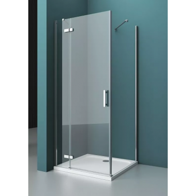 Душевой уголок BelBagno Kraft (KRAFT-AH-12-120/100-C-Cr-L) 120х100 см, профиль хром/стекло прозрачное 6