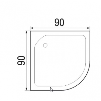 Душевая кабина River Lena 90/24 MT (90х90) 5
