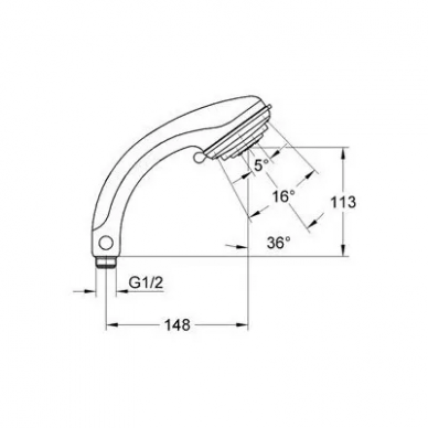 Ручной душ Grohe Relexa plus Top 4 (28178000) 1