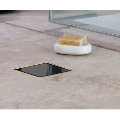 Трап для душа Pestan Black Glass Gold (13000172) 7