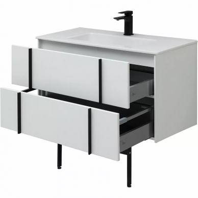 Тумба для ванной Allen Brau Reality 90 (1.32006.WM) белая матовая 6