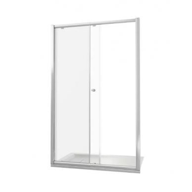 Душевая дверь Good Door Lira WTW-130-C-CH (130x185 см) профиль хром/ стекло прозрачное 1