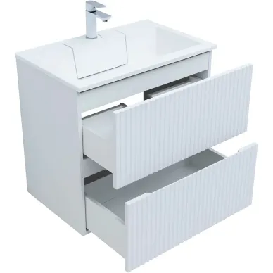 Тумба для ванной Aquanet Джейн 313285 70 см, белая матовая 9