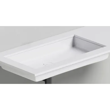 Раковина встраиваемая Salini Marea 10 1802110G S-Sense 75x40 см, белая глянцевая 6