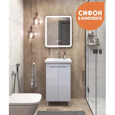 Тумба для ванной VIGO Grani 4620000141358 50 см, белая 1