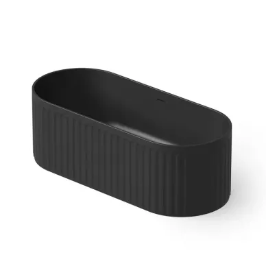 Dea Design Stripes Ванна 170х72х56см., отдельностоящая, Solid Surface, цвет: Black №16 DD8804 1700 16 0