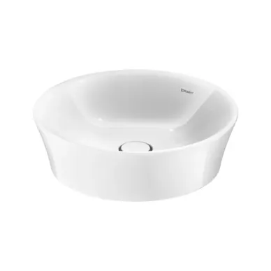Duravit White Tulip Раковина накладная Ø50см, без перелива, без отв., WonderGliss, цвет: белый 23655000701 5