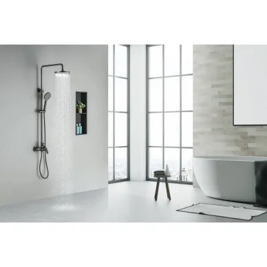 Душевая система Aquatek Бетта AQ2160BGM оружейная сталь 5