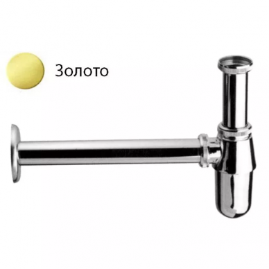 Сифон для раковины Cezares Articoli Vari (CZR-SB-03/24) золото 24 карат 0