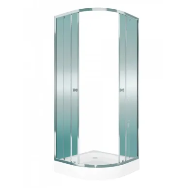 Душевой уголок Teymi Lina T00501 80x80, с поддоном, хром/стекло прозрачное 8