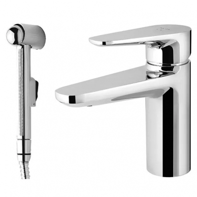 Смеситель для раковины AM.PM Inspire (F5004000) с гигиеническим душем 0