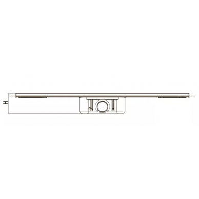 Душевой лоток ACO Showerdrain C 9010.88.21 (408721) 600 мм (сифон 65 мм) 1