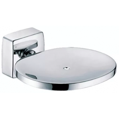 Мыльница литая Fixsen Kvadro (FX-61308A) с настенным держателем 0