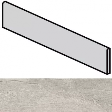 745429 Ardoise Gris Battiscopa 4.6x60 0