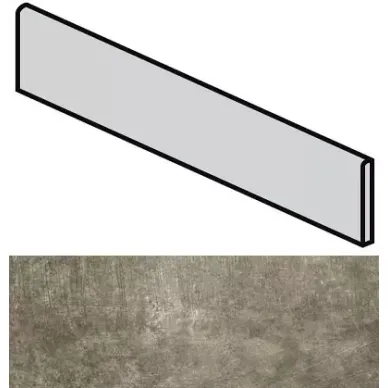 755950 Matieres Gris Battiscopa 4.6x60 0
