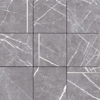 23539 MUSEUM D.GREYSTONE ARGENT MOSAIC/30X30/EP 30x30 0