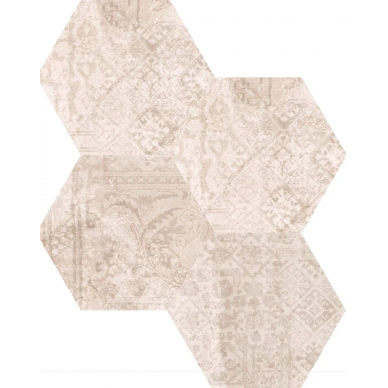 Concrete Almond Decor Hex mix 25x22 0