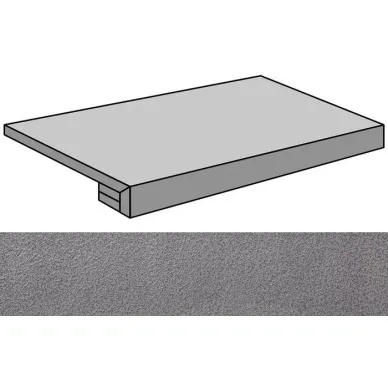 Lava Antracita Bocciardato Gradone Rec-60 29.75x59.55 0