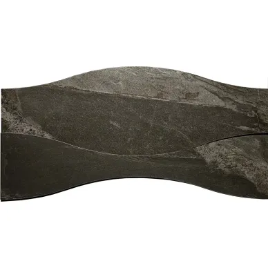 Materia Black Natural Ramp Onda 18.14x89.46 0