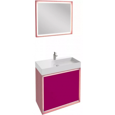 Тумба для ванной Jacob Delafon Rythmik Pure (EB1770-M75) 65 см, матовый малиновый 5
