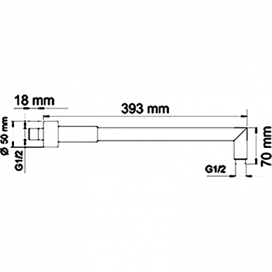 Душевая система Wasserkraft Alme (A171519 Thermo) с термостатом, хром 5