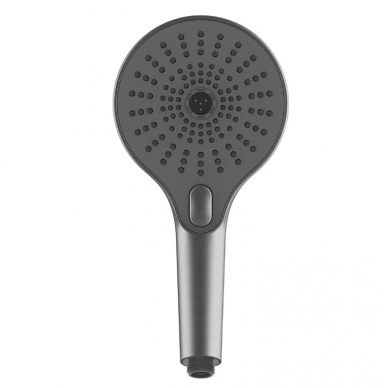 Ручной душ Vincea Inspire (VSHN-3I1HGM) с шлангом, вороненая сталь 0