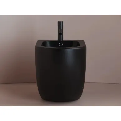 Биде ноольное Ceramicanova Metropol (CN4005MB) чёрное матовое 5
