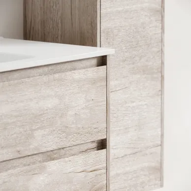 Тумба для ванной Sancos Libra Floor LB100FEG напольная, 99 см, дуб галифакс натуральный 5