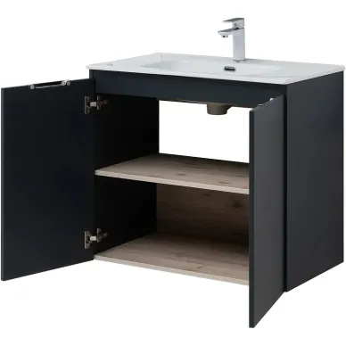 Тумба для ванной Aquanet Алвита New 277527 70 см, антрацит 2