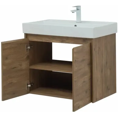 Тумба для ванной Aquanet Nova Lite 298852 75 см, дуб рустикальный 6