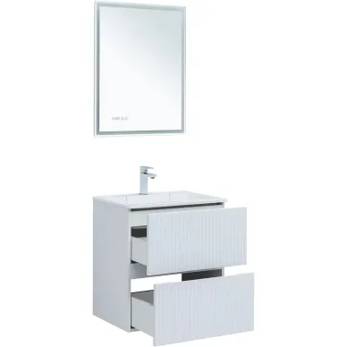 Тумба для ванной Aquanet Джейн 313284 60 см, белая матовая 8