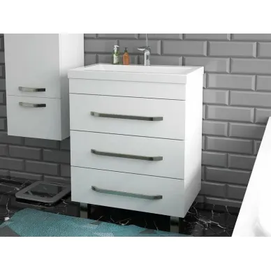 Тумба для ванной Эстет Monaсo ФР-00002262 59.8 см, напольная, 3 ящика 5