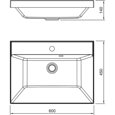 Раковина Style Line Asti СС-00002468 60 см, жасмин 1