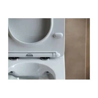 Унитаз напольный Ceramicanova Fortuna Rimless CN9001 микролифт, белый 6