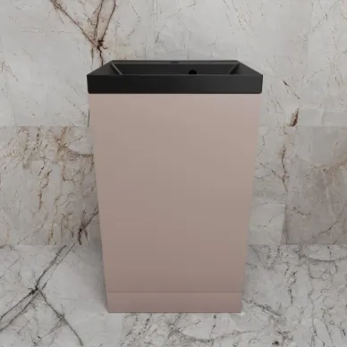 Тумба для ванной Style Line Моно ЛС-00002453 напольная, 50 см, санд пудровый 5