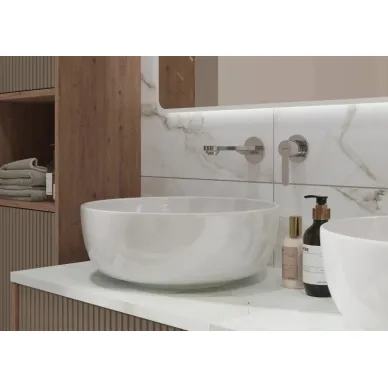 Тумба для раковины Cersanit CLASSIC RIBBLE 69279 подвесная 60 см, коричневая 9