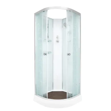 Душевая кабина DTO EM EM1580N 80x80x208 см, без крыши 1
