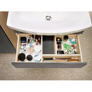 Тумба для ванной Cersanit Smart (SU-SMA-CA70/Wh) 70 см белый/ясень 4