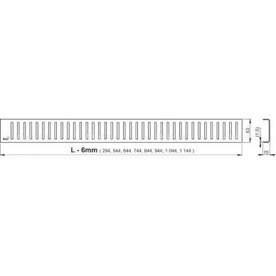 Душевой лоток Alcadrain APZ1101 Low (APZ1101-950) 950 мм 1