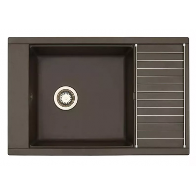 Мойка кухонная Aquaton Делия 78 (1A715132DE280) кофе 5
