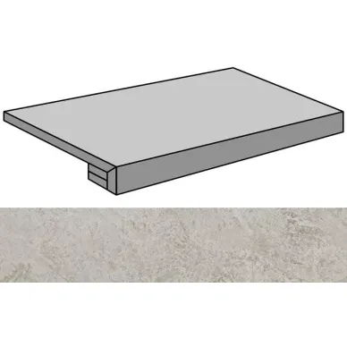 Iridio Grey Lappato Gradone Rec-60 29.75x59.55 0