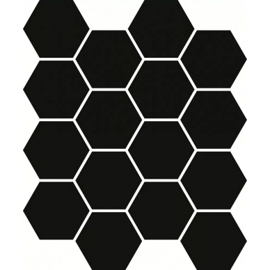 Uniwersalna Mozaika Prasowana Nero Hexagon 22х25,5 0