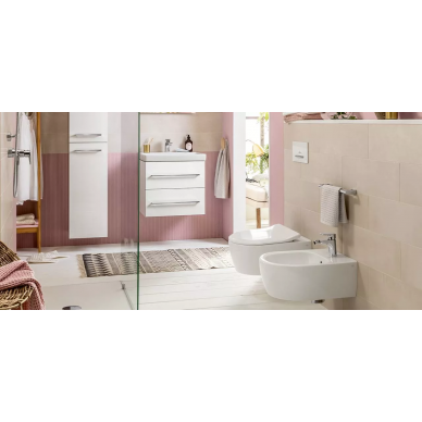 Чаша подвесного унитаза Villeroy & Boch Avento Directflush SlimSeat (5656RSR1) с микролифтом 9