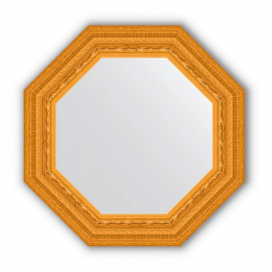 Зеркало Evoform Octagon (BY 3764) в багетной раме, сусальное золото (64,8х64,8 см) 0