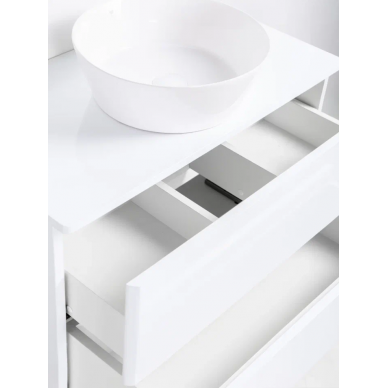 Тумба с раковиной Orange Otto (Ot-75TuMDF+B08-360W) (75 см) подвесная, белый 6