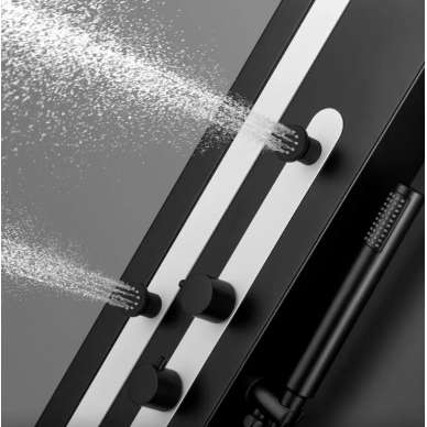 Душевая панель Black & White Gravity GR027 (027000) чёрный матовый/белый матовый 5