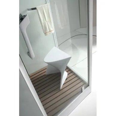 Душевая кабина Orans Diamond (SR-89102LS White) (150х100L) с турецкой баней 7