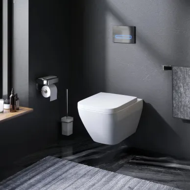 Чаша подвесного унитаза Am.Pm Spirit V2.0 Square FlashClean (C701701SC) безободковый, с микролифтом 8