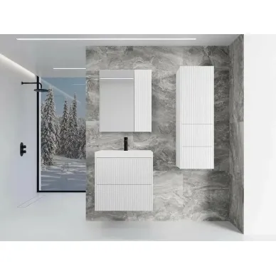 Тумба для ванной Style Line Стокгольм ЛС-00002313 подвесная, 70 см, белый рифленый софт 1