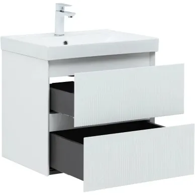 Тумба для ванной Aquanet Альтера 337154 60 см, белая матовая 5